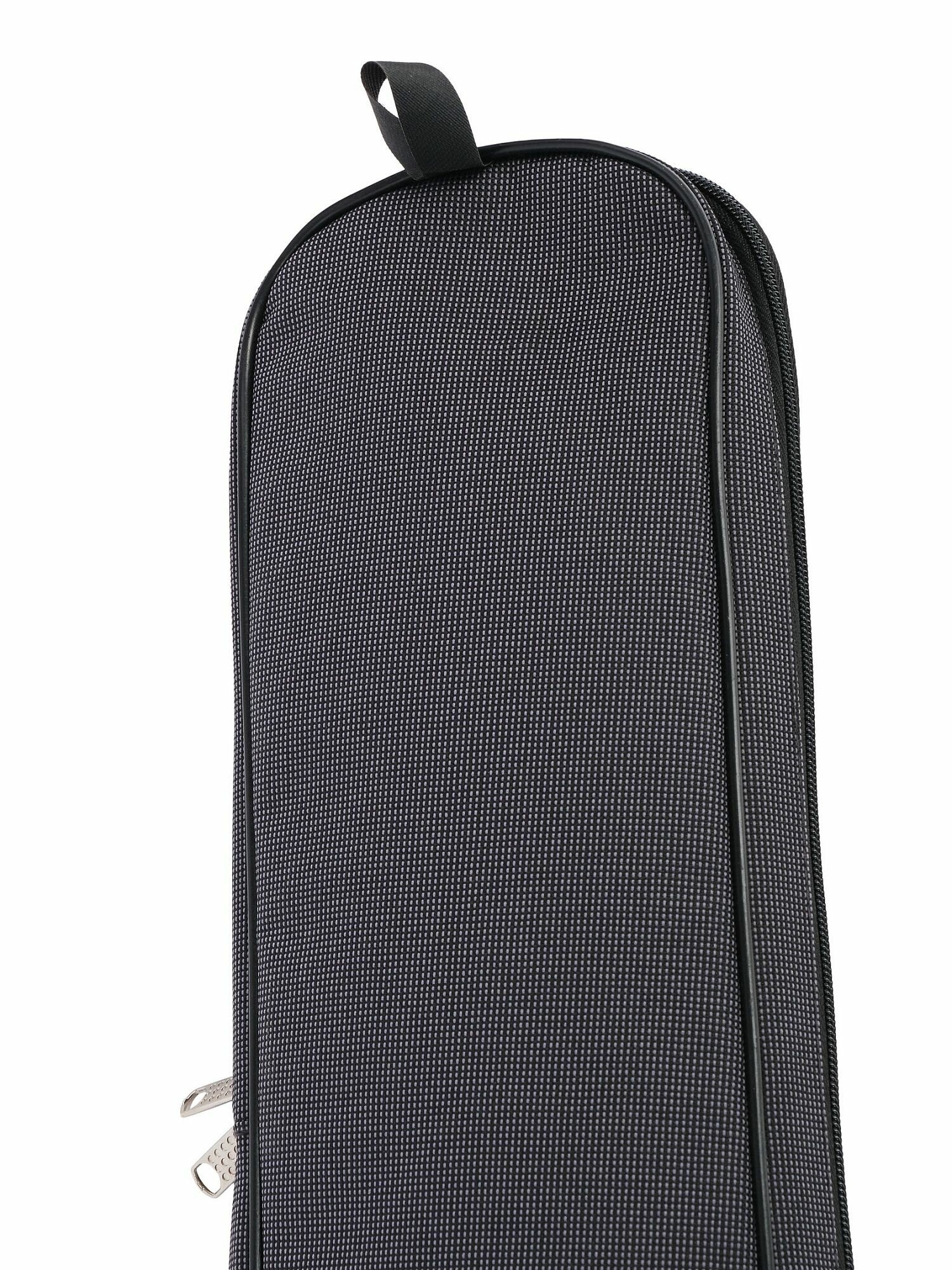 Чехол для бас-гитары, серый. Утеплитель: поролон 5мм. — фото 1