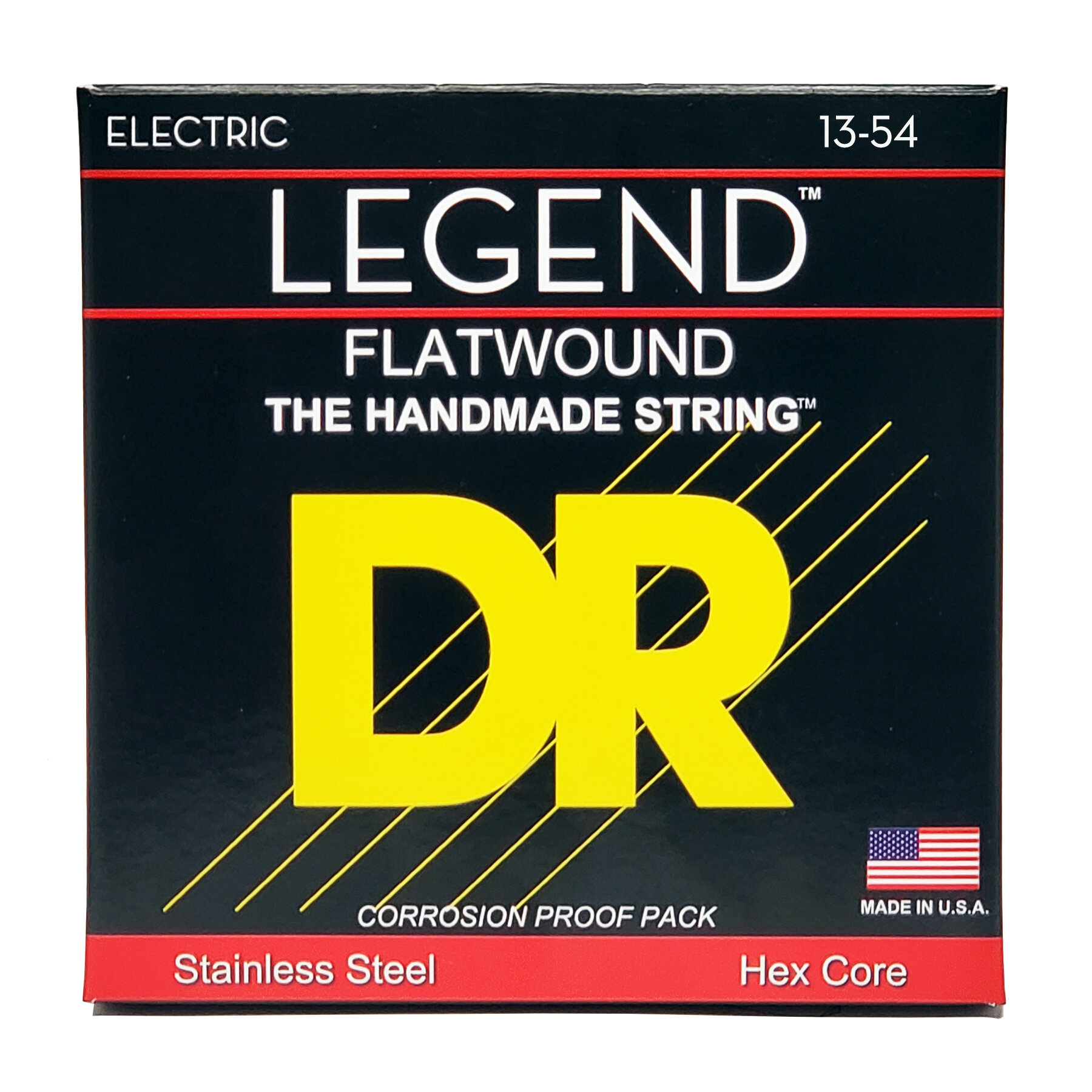 DR FL-13 LEGEND струны для электрогитары с плоской обмоткой 13 - 54