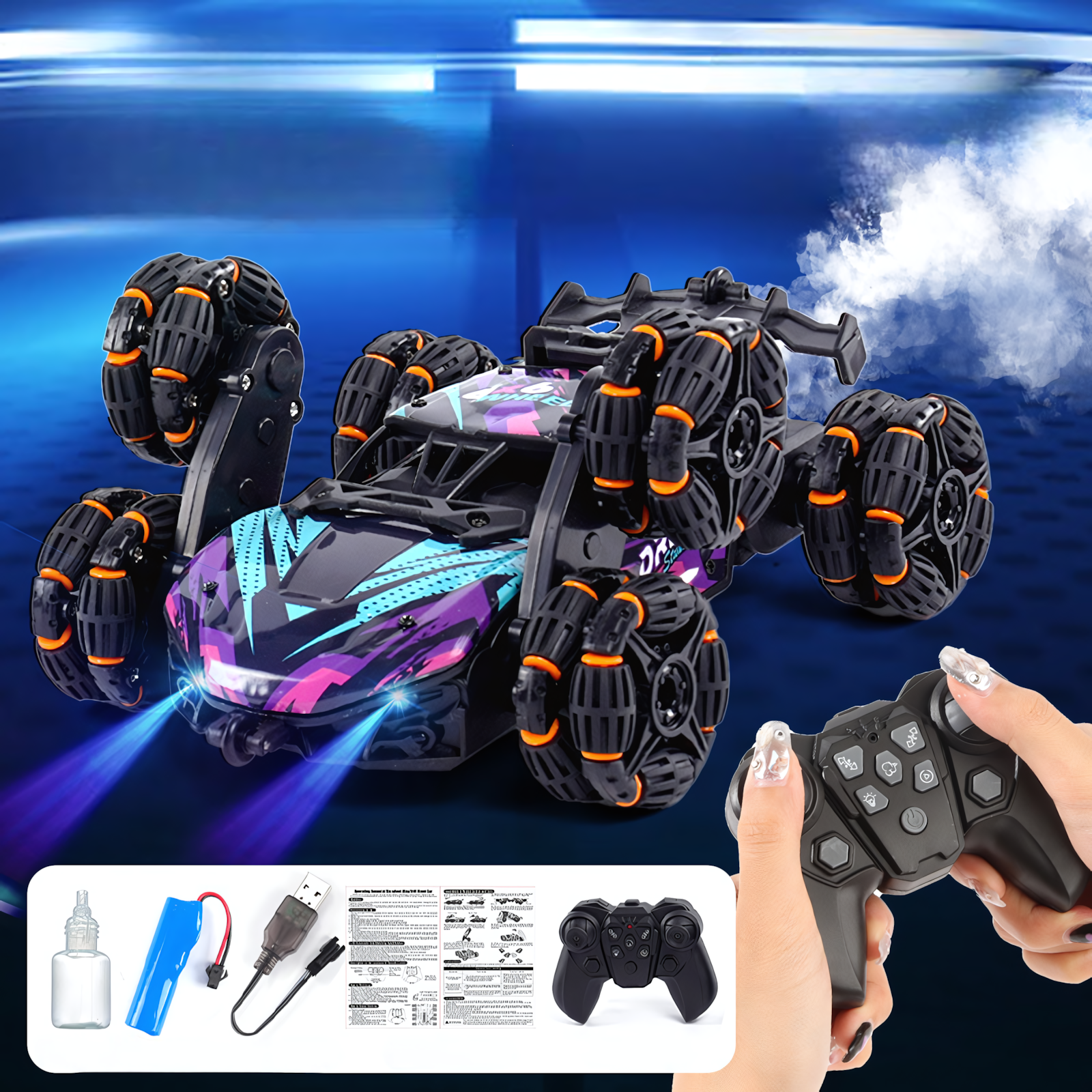 Радиоуправляемая машинка VividoToys на пульте управления, перевертыш, дрифт