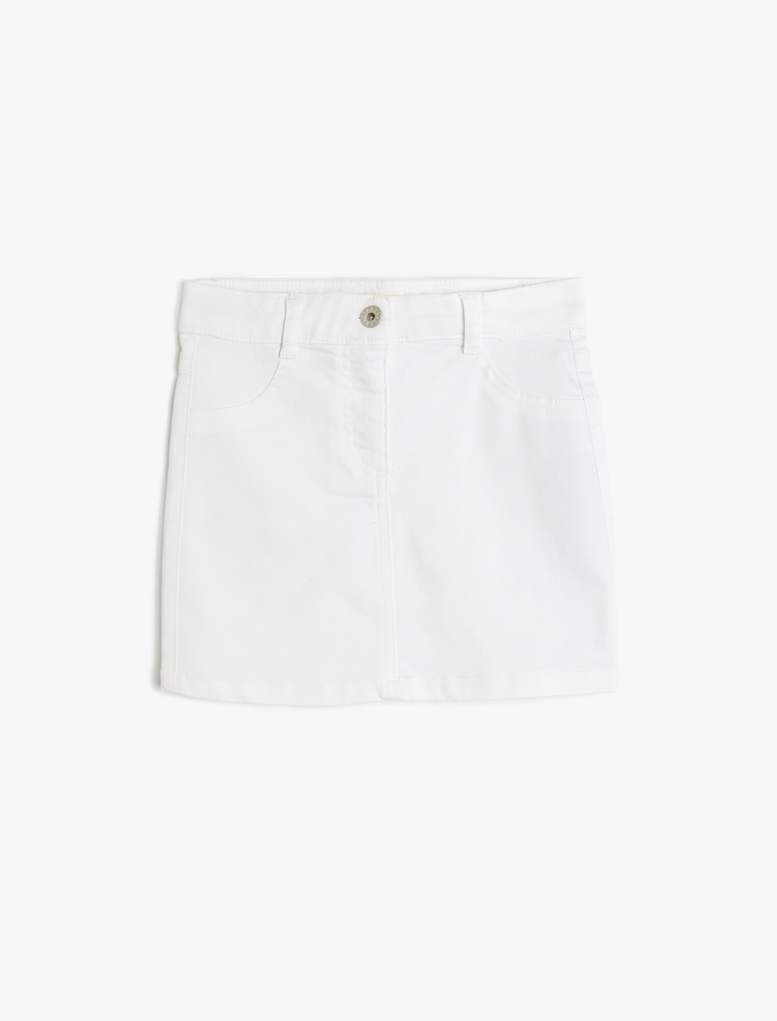 Школьная юбка KOTON CASUAL размер 7-8 лет белый