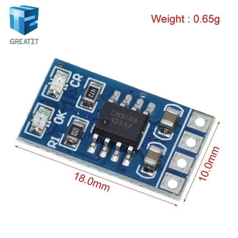 Солнечный контроллер заряда GREATZT SD05CRMA 1A 3.7В, 1pcs — фото 1