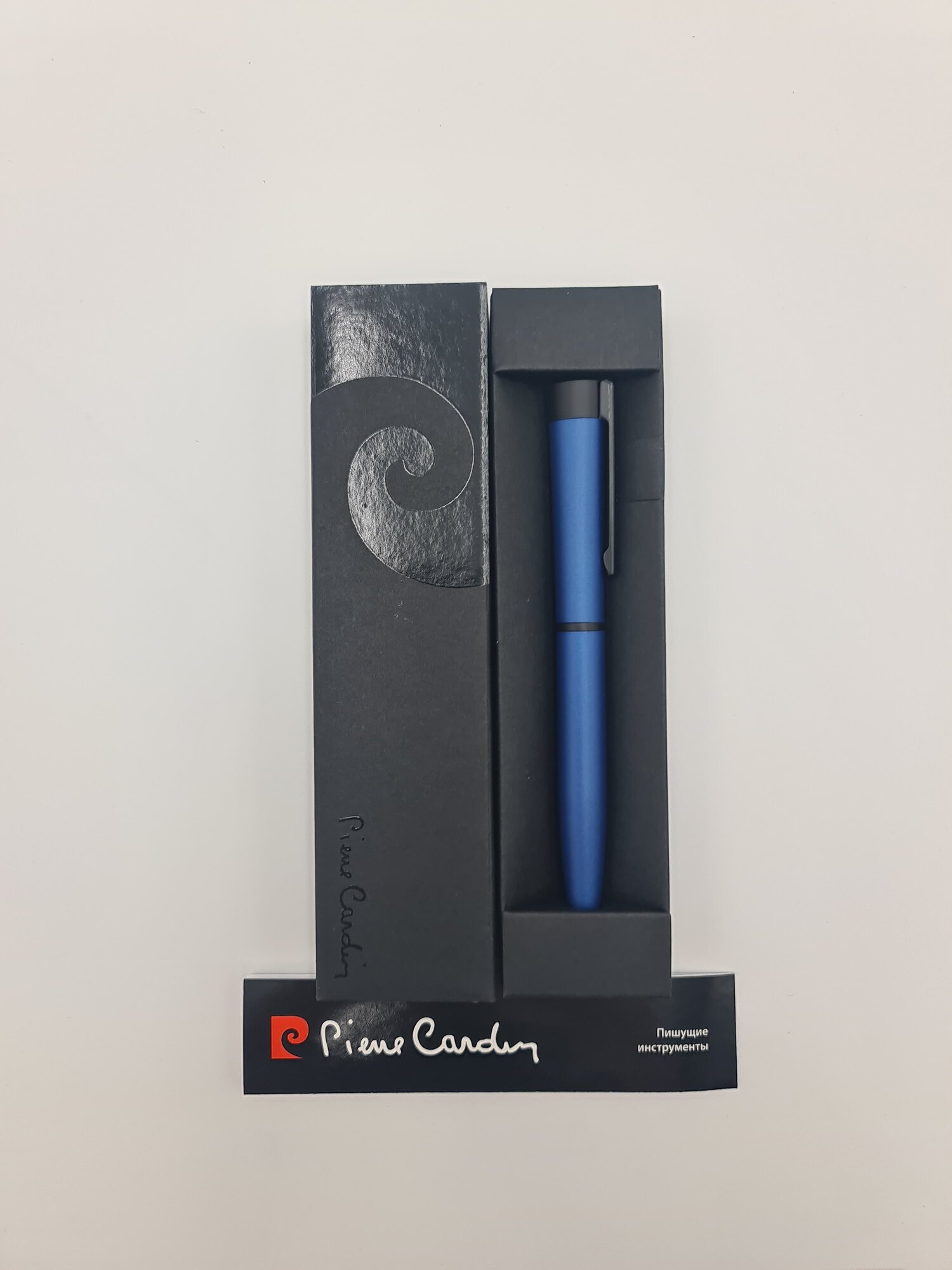 Шариковая ручка Pierre Cardin, металлический корпус, поворотная подача стержня, синяя — фото 1