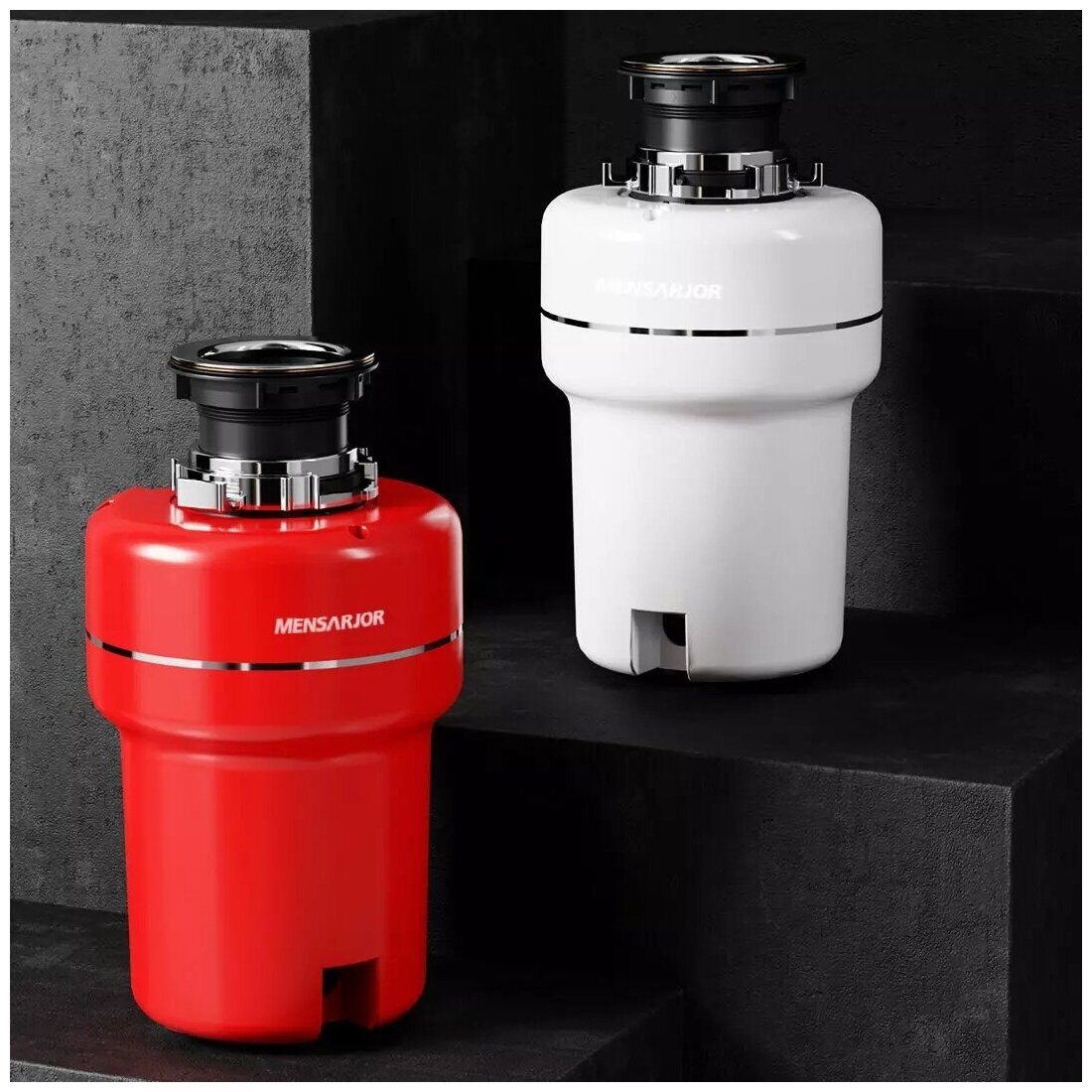 Картинки Кухонный измельчитель пищевых отходов Xiaomi Mensarjor Kitchen Food Waste Disposer Red (LD550-F02)