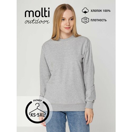фото Свитшот molti, размер xs, , серый