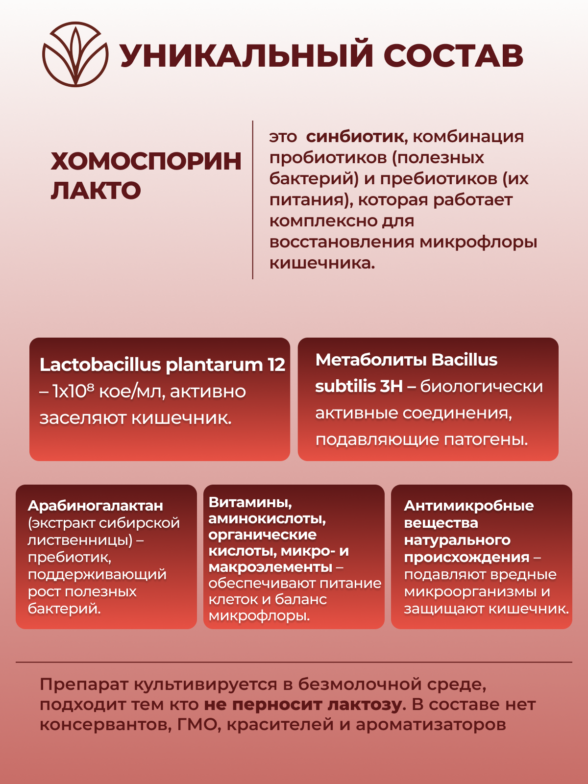 Пробиотики И Пребиотики Пробиотик для детей и взрослых Хомоспорин Лакто для кишечника, укрепляет иммунитет 100мл