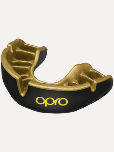 Изображение товара Боксерская капа Opro Gold Level Black оригинал из Великобритании