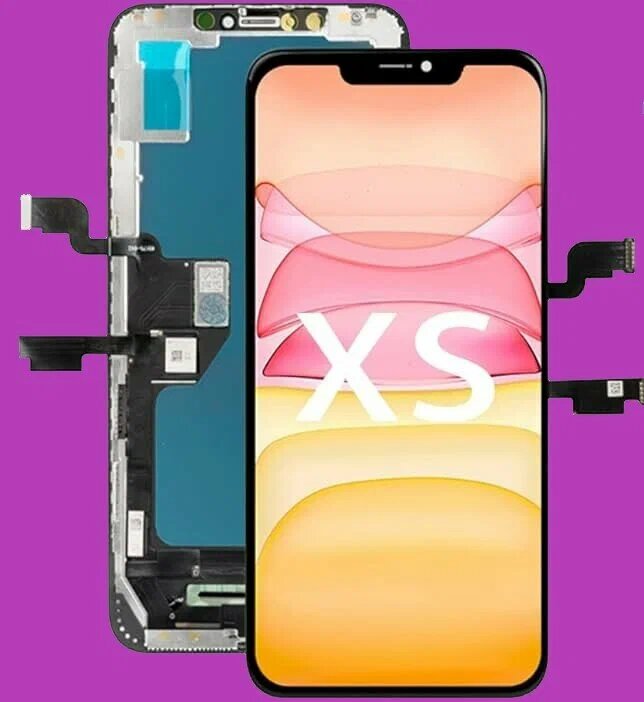 Комплект дисплеев iPhone XS HD, а также набор инструментов для ремонта