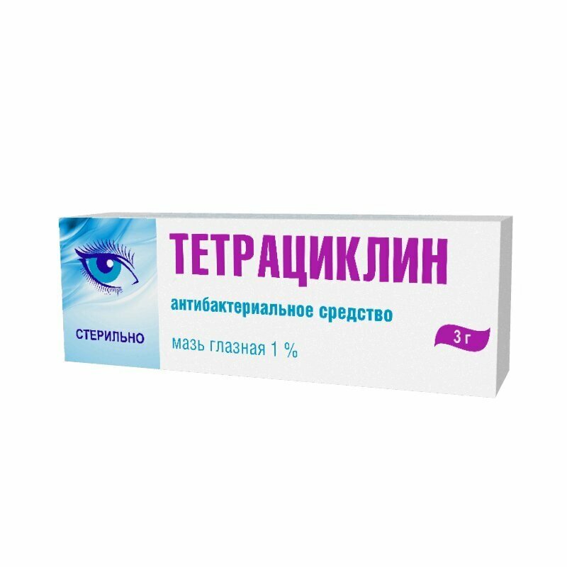 Тетрациклин Мазь Глазная 1 Туба 10Г 1