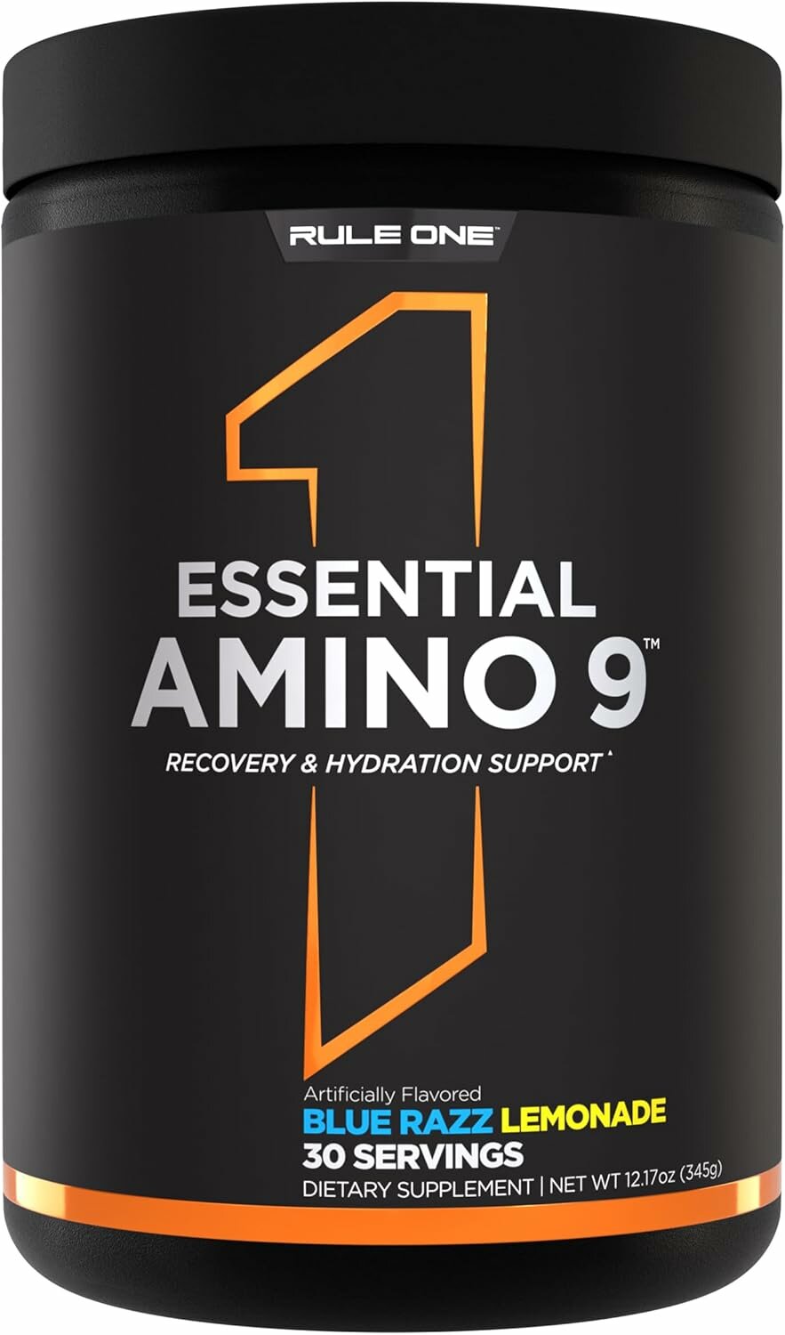 Аминокислоты Rule 1 Proteins, Essential Amino 9, лимонад с голубой малиной, 30 порций, 345 г