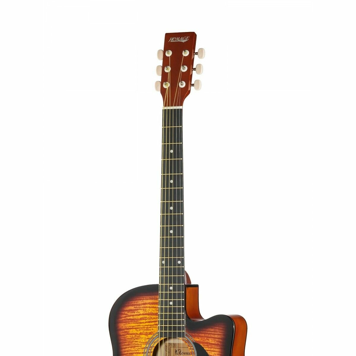 LF-3800CT-SB Фольковая гитара вырез HOMAGE — фото 1