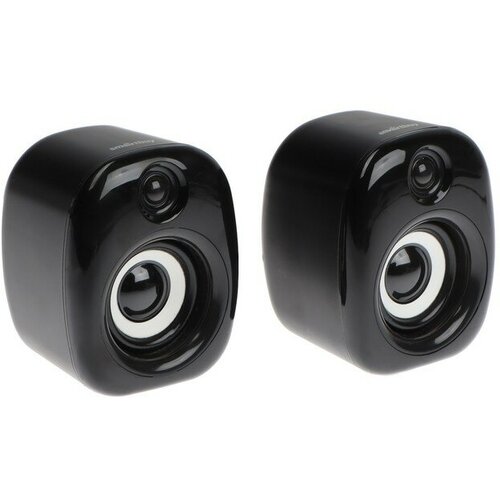 Компьютерные колонки 20 SmartBuy RHAPSODY 6 Вт USB подсветка чёрные 88000₽