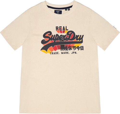 Футболка Superdry, хлопок, размер 12, белый