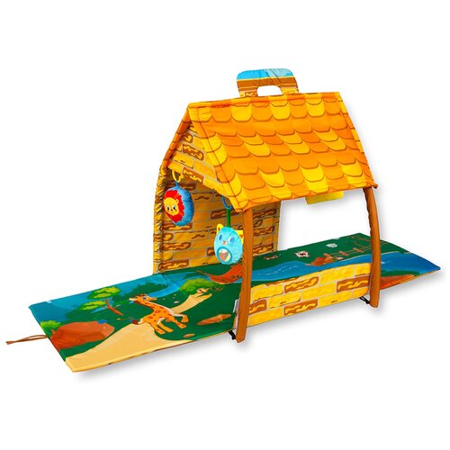 фото Игровой набор мягкий домик-коврик с игрушками солнечное настроение hotenok