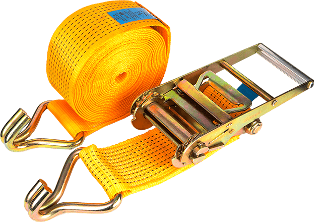 Ремень стяжной двухсоставной с крюком и храповым механизмом СР25 (0.5-1т; 5м) текстильный полиэстер