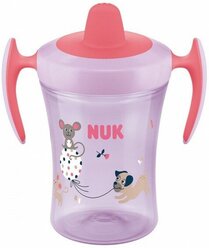 Поильник Nuk Evolution Trainer тренировочный с 6 мес. 230 мл розовый