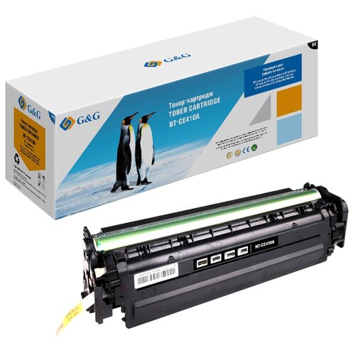 Картридж лазерный G&G NT-CE410A черный (2200стр.) для HP LJ Pro 300 color M351a/MFP M375nw;Pro 400 color Printer M451nw/MFP M475d/