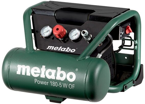 Компрессор безмасляный Metabo (601531000) Power 180-5 W OF 5 л 1,1 кВт