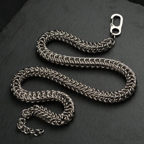 Цепь Алёна Китаева, длина 55 см, серебристый