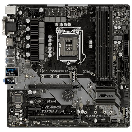 Материнская плата ASRock Z370M Pro4 1190000₽
