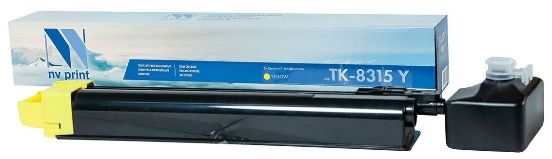 Картридж NV Print TK-8315 Yellow для Kyocera, 6000 стр, желтый