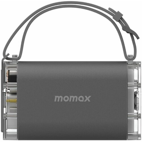 Портативная электростанция Momax PB03 на 40000 мАч, мощность 100 Вт, IP67, серый