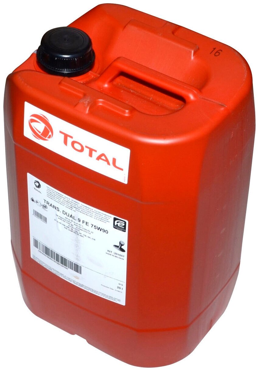 Масло трансмиссионное TOTAL Transmission Dual 9 FE 75W90, 75W-90, 20 л