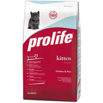 Prolife - Сухой корм для котят (с курицей и рисом) Life Style Kitten 1,5 кг - изображение