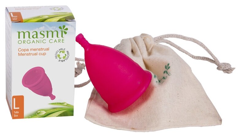 MASMI Organic Care Гигиеническая менструальная чаша размер L