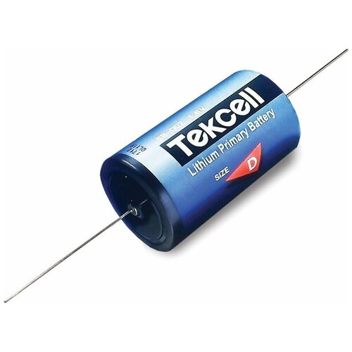Промышленная литиевая батарейка Vitzrocell (TeKcell) SB-D02-AX 3,6V 19000 mAh (большая D) с аксиальными выводами