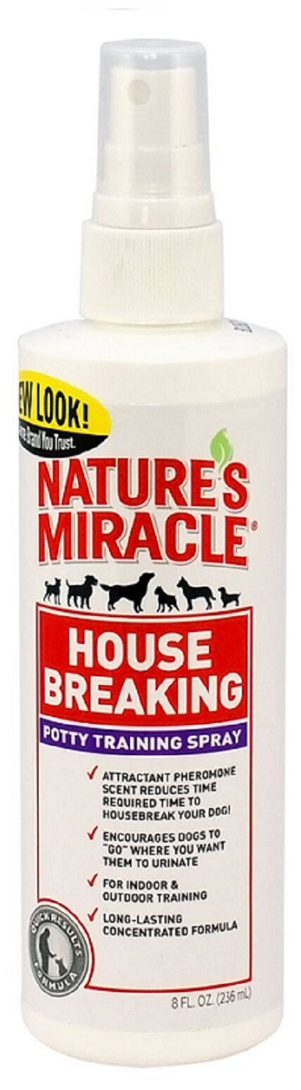 Спрей для приучения к туалету собак 237мл Natures Miracle House-Breaking Spray - фотография № 1