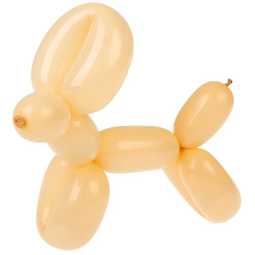 фото Шар для моделирования 260, латексный, набор 25 шт., цвет бежевый сима-ленд