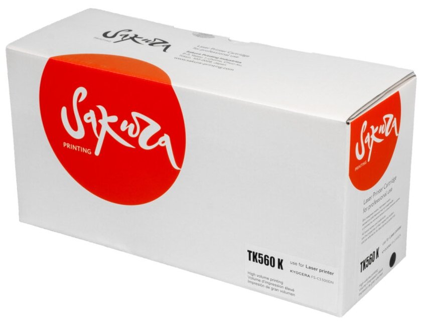 Картридж SAKURA TK-560K черный для Kyocera ECOSYS FS-C5300DN/ C5350DN/ P6030cdn (12K) (1T02HN0EU0) (SATK560K)