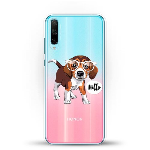 фото Силиконовый чехол hello бигль на honor 30i andy & paul