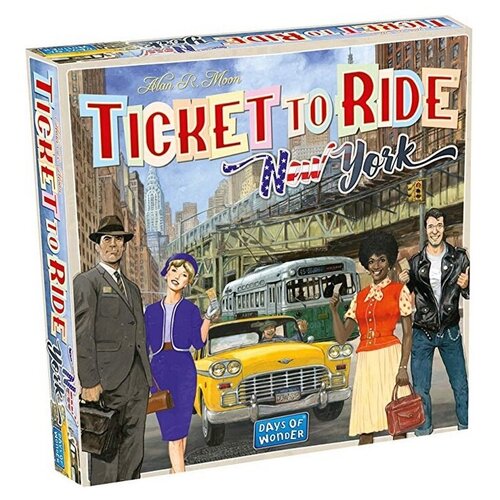 Настольная игра Days of Wonder Ticket to Ride: New York ticket to ride board games english edition 2 5 players