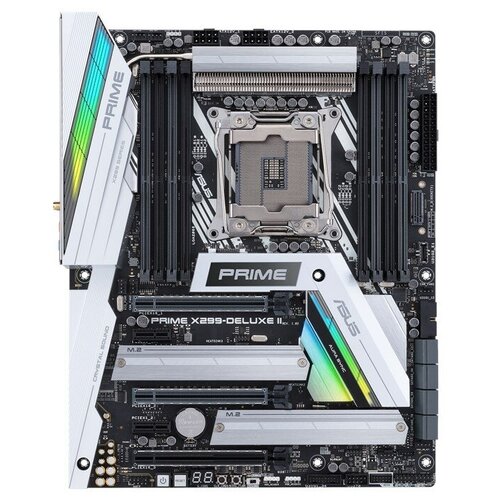 фото Мат.плата asus prime x299-deluxe ii, lga2066, x299, 8*ddr4 , sli+crossfirex, sata3 + sata express +