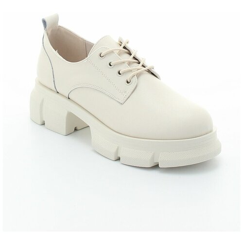 фото Ботинки baden, демисезонные,натуральная кожа, размер 41, бежевый