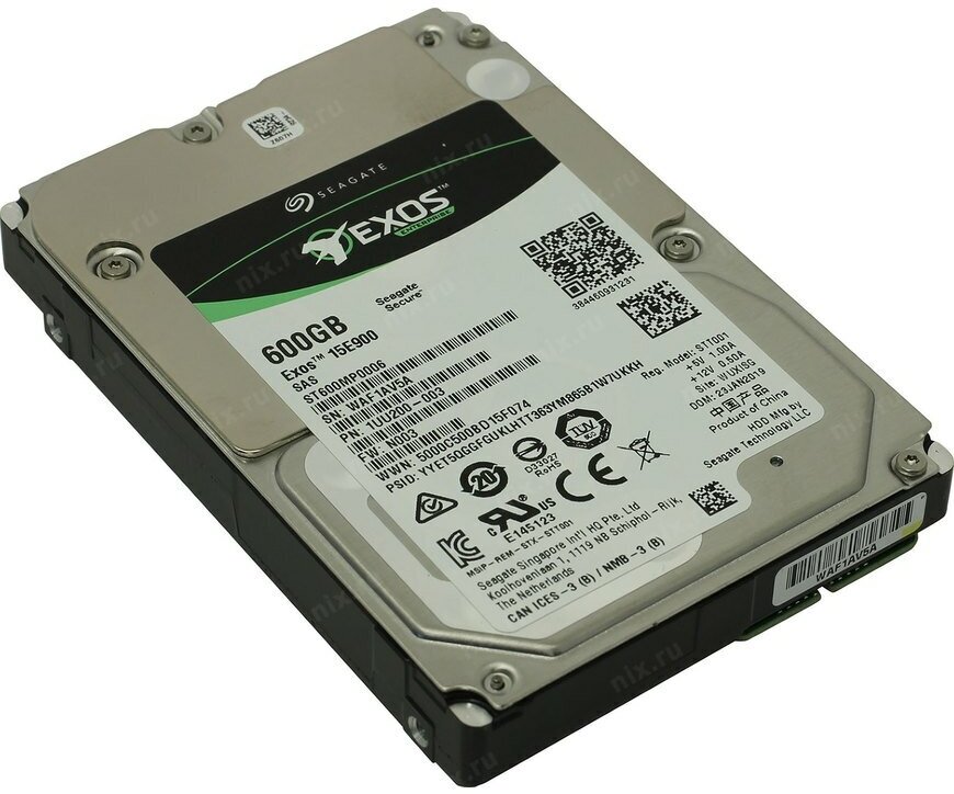 Жесткий диск SEAGATE Enterprise Performance , 600Гб, HDD, SAS 3.0, 2.5" - фото №10