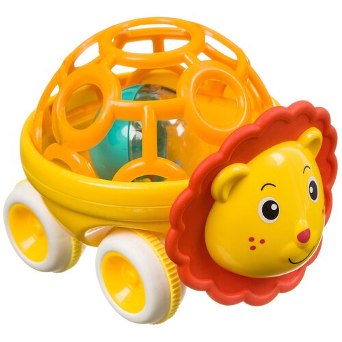 Развивающая игрушка BONDIBON Baby You Лев (ВВ3533), желтый/оранжевый погремушки bondibon развивающая игрушка лягушка