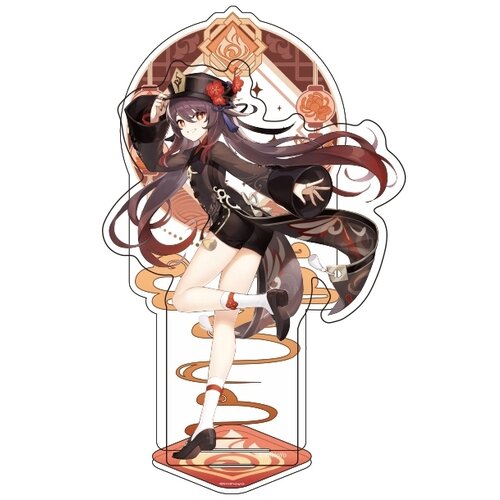 Фигурка miHoYo Genshin Impact Liyue Character Standee Hutao, 15.5 см фигурка mihoyo genshin impact liyue character standee xiangling 15 5 см