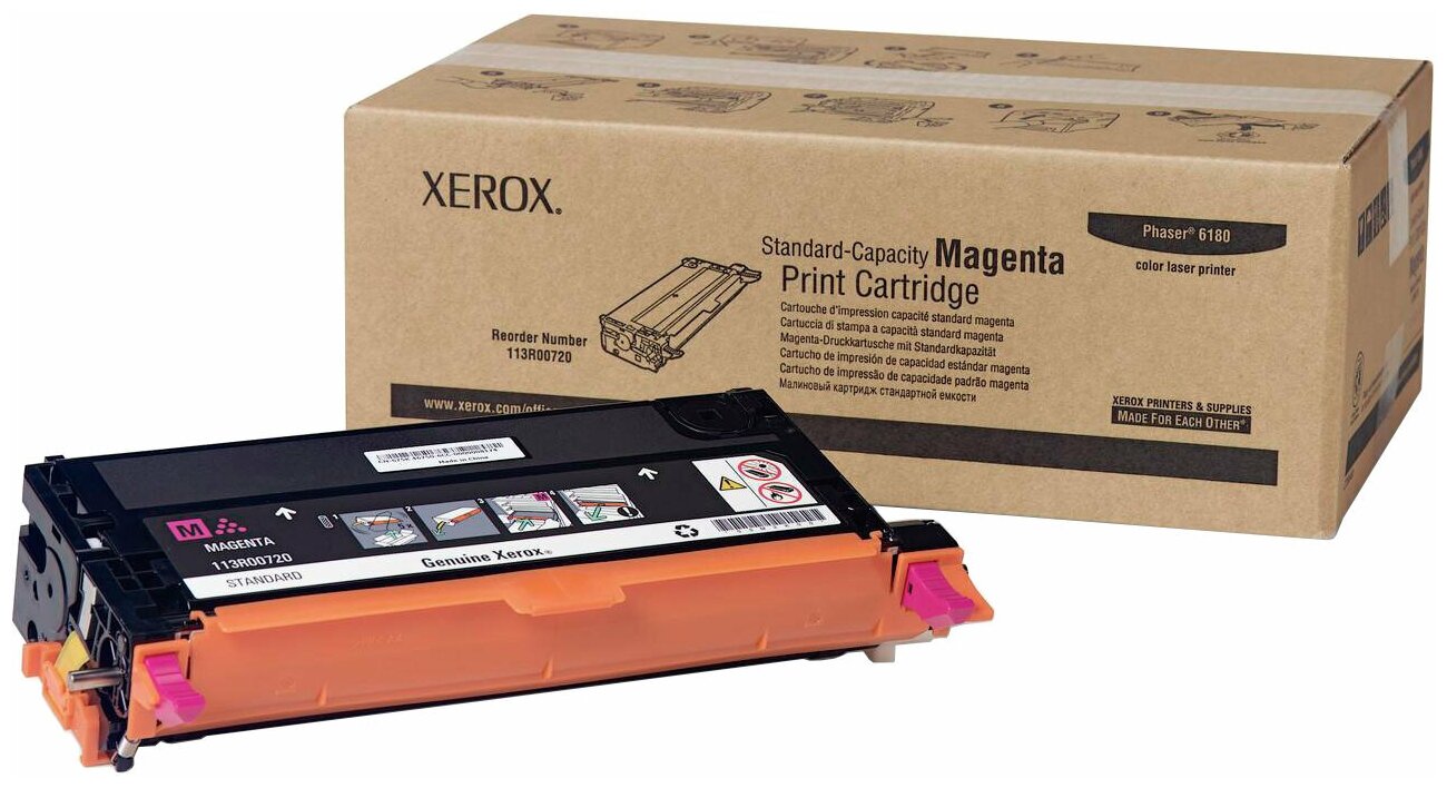 Картридж Xerox 113R00720 Ph6180 magenta 2K