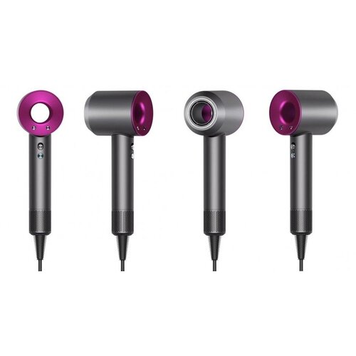 Интеллектуальный фен для волос Super Hair Dryer 1600 Вт 3 режима 5 магнитных насадок ионизация воздуха 340000₽