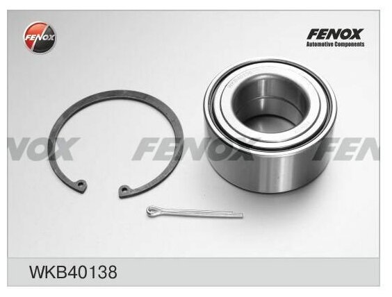 Подшипник ступицы, комплект Hyundai Tucson 04-10, Sonata 01-, Santa Fe 01-06, ix35 10-, Trajet 00-08, FENOX WKB40138