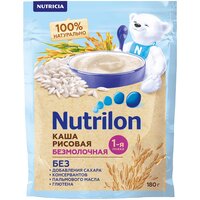 Каша Nutrilon (Nutricia) безмолочная рисовая, с 4 месяцев, 180 г