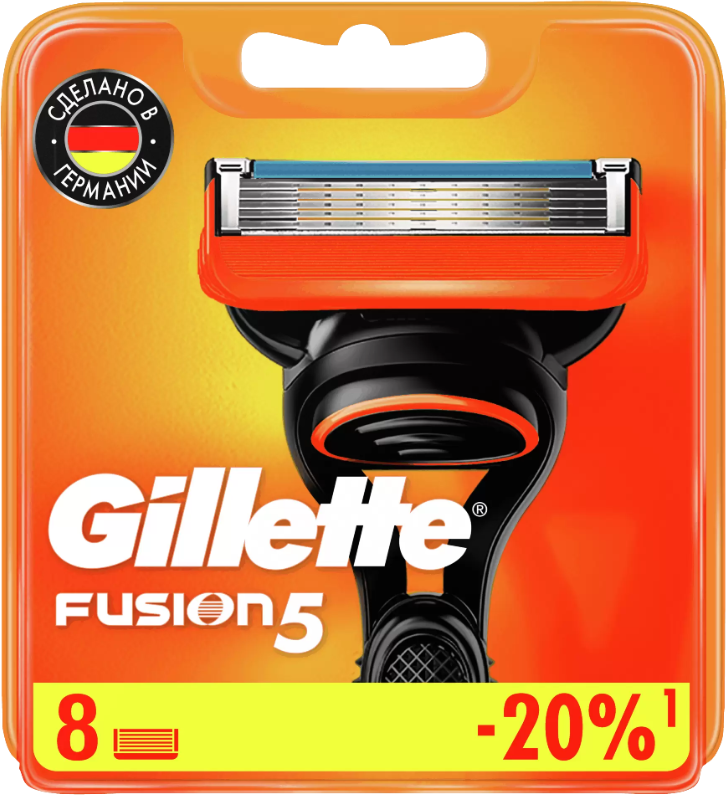 Gillette Fusion / Сменные кассеты 8 шт.