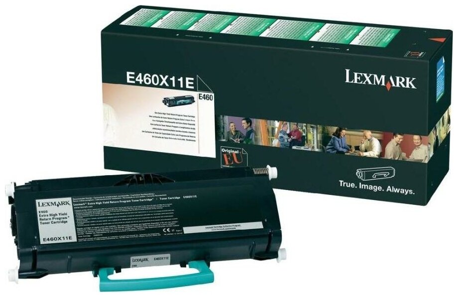 Тонер-картридж LEXMARK E460X11E черный для E460