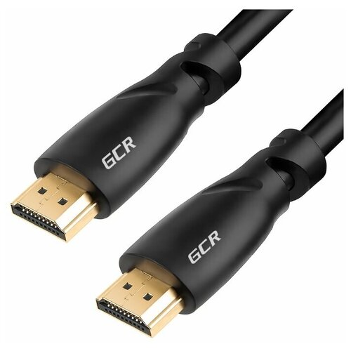 Кабель GCR HDMI - HDMI (GCR-HM313), 2 м, 1 шт., черный кабель gcr hdmi правый угол hdmi правый угол gcr hmac2 2 м 1 шт черный