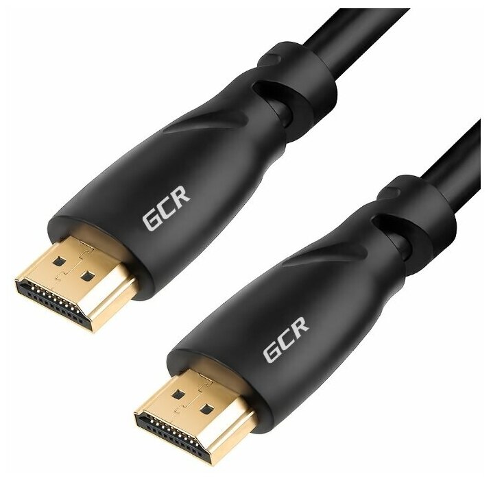 GCR Кабель PROF 10.0m HDMI 2.0, 3D, Ultra HD,60 Hz up to 18GB, Fast Ethernet 18.0 Гбит/с позолоченные контакты, 3Х экран, OD9.0mm, 28/24 AWG Кабель Greenconnect PROF 10.0m HDMI 2.0, 10.0m (GCR-HM313-1 - фото №1