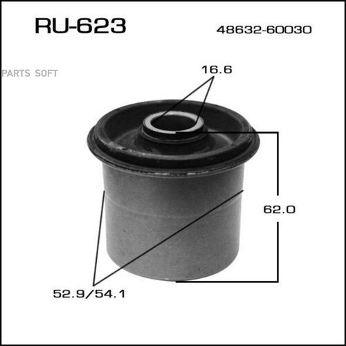 Сайлентблок Masuma арт. RU-623