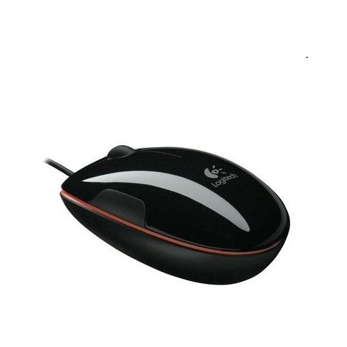 Мышь Logitech LS1, черный/зеленый