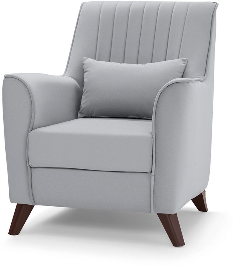 Кресло SCANDICA Оксфорд, цвет светло-серый